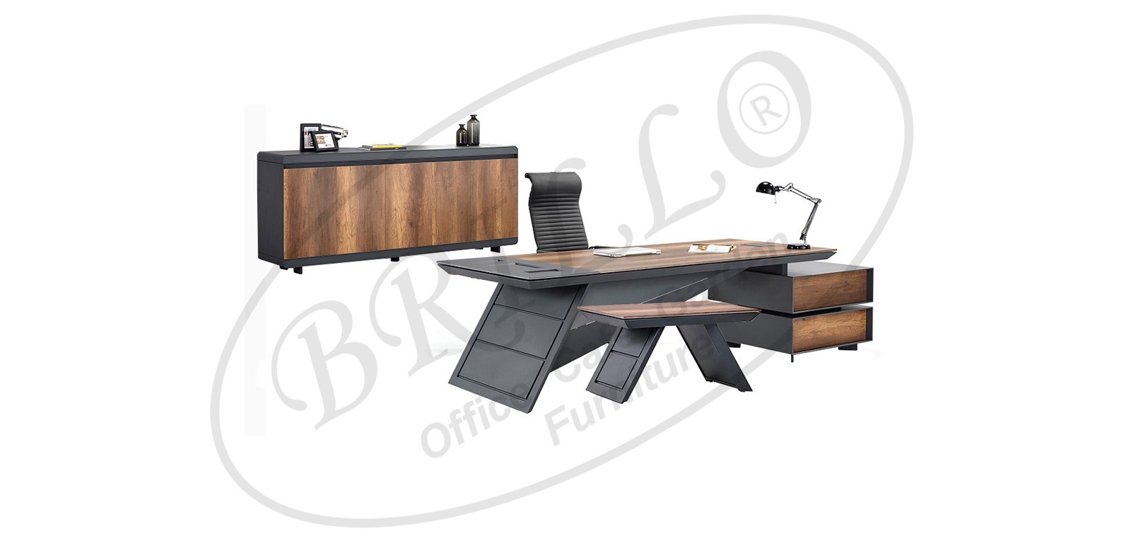 Mira Makam Takımı Kısa Etajerli - Ofis mobilyası - Ofis mobilyaları